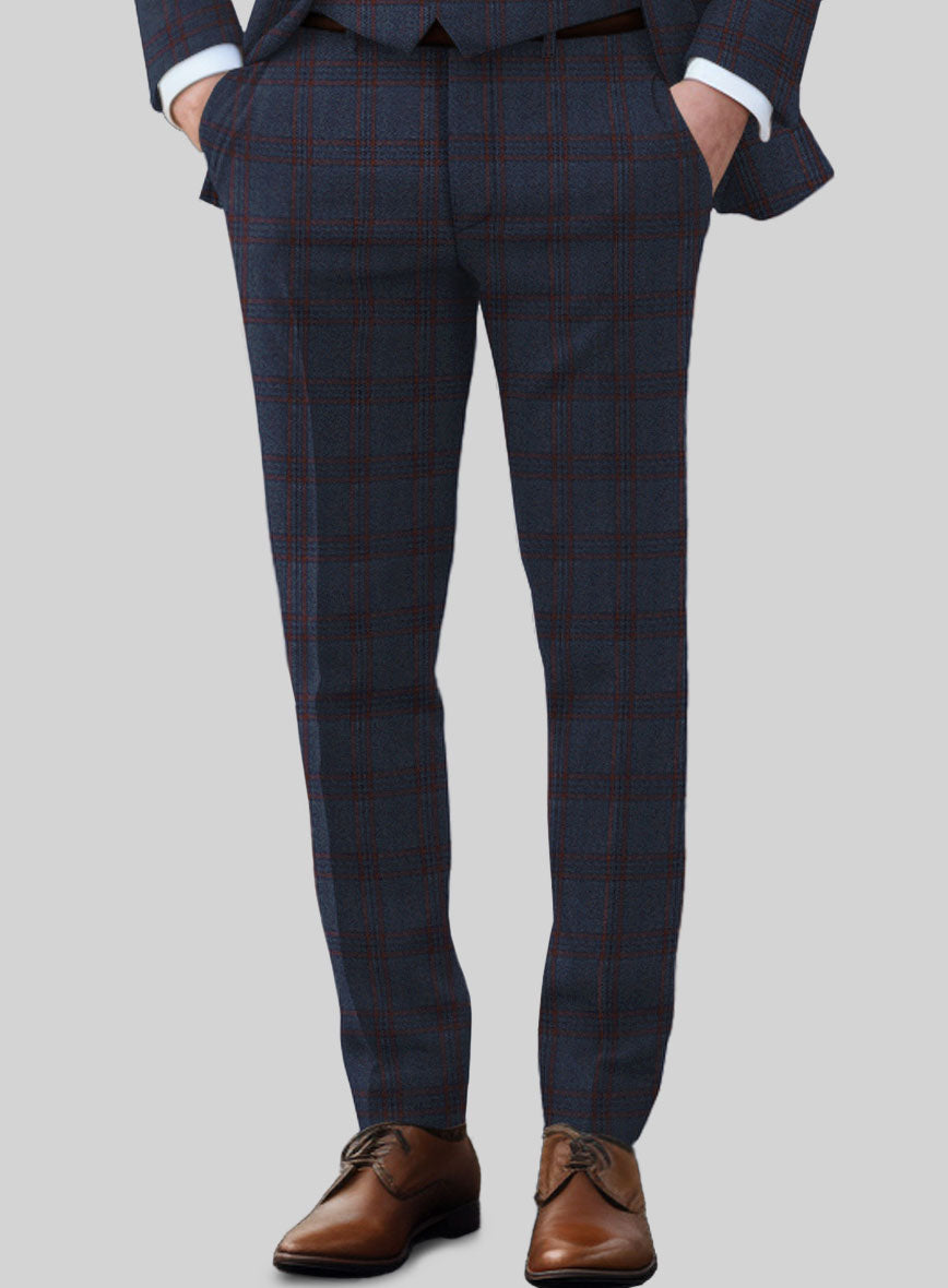 Italian Narciso Check Tweed Suit - StudioSuits