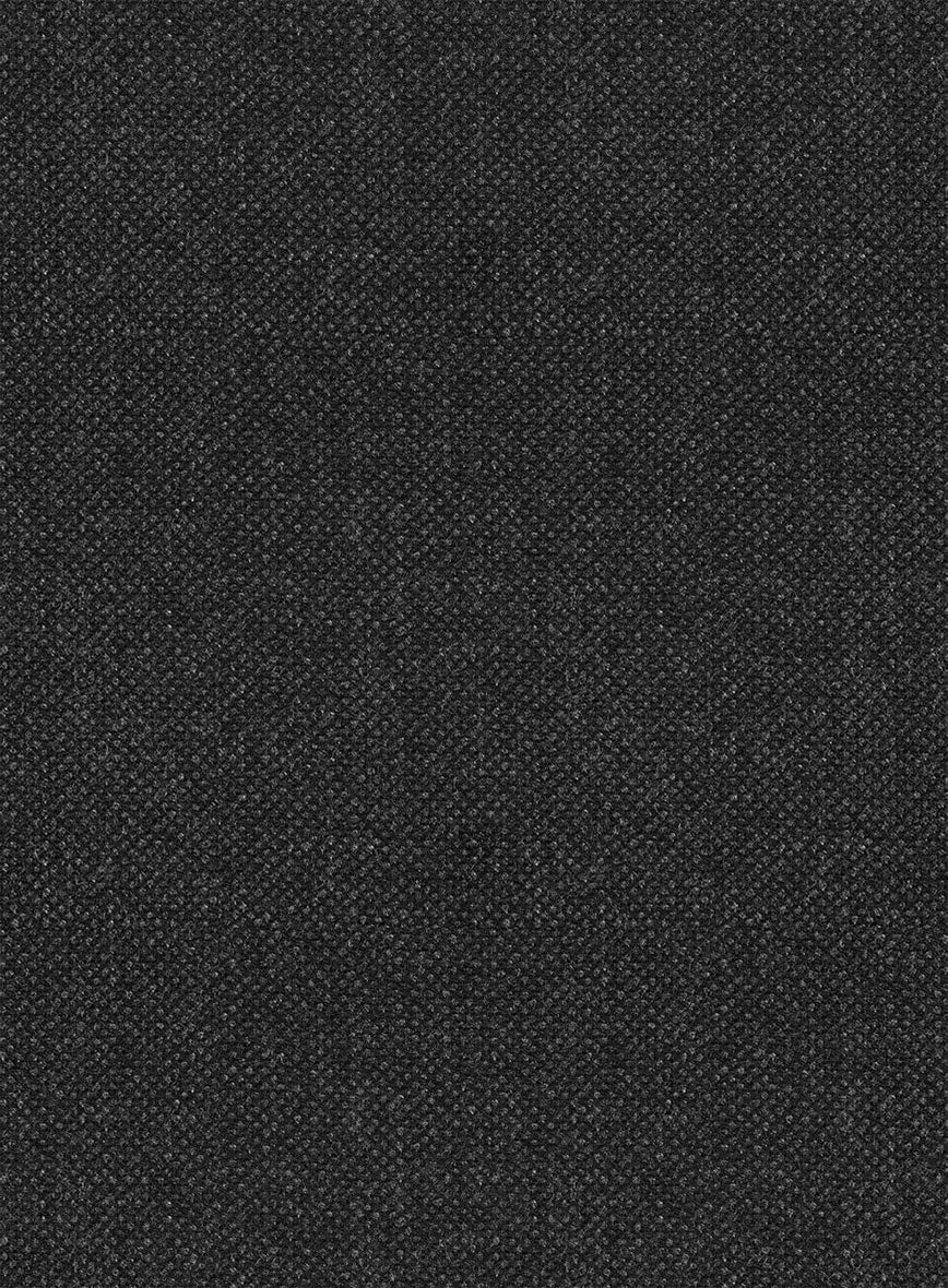 Italian Ombo Charcoal Birdseye Flannel Jacket - StudioSuits