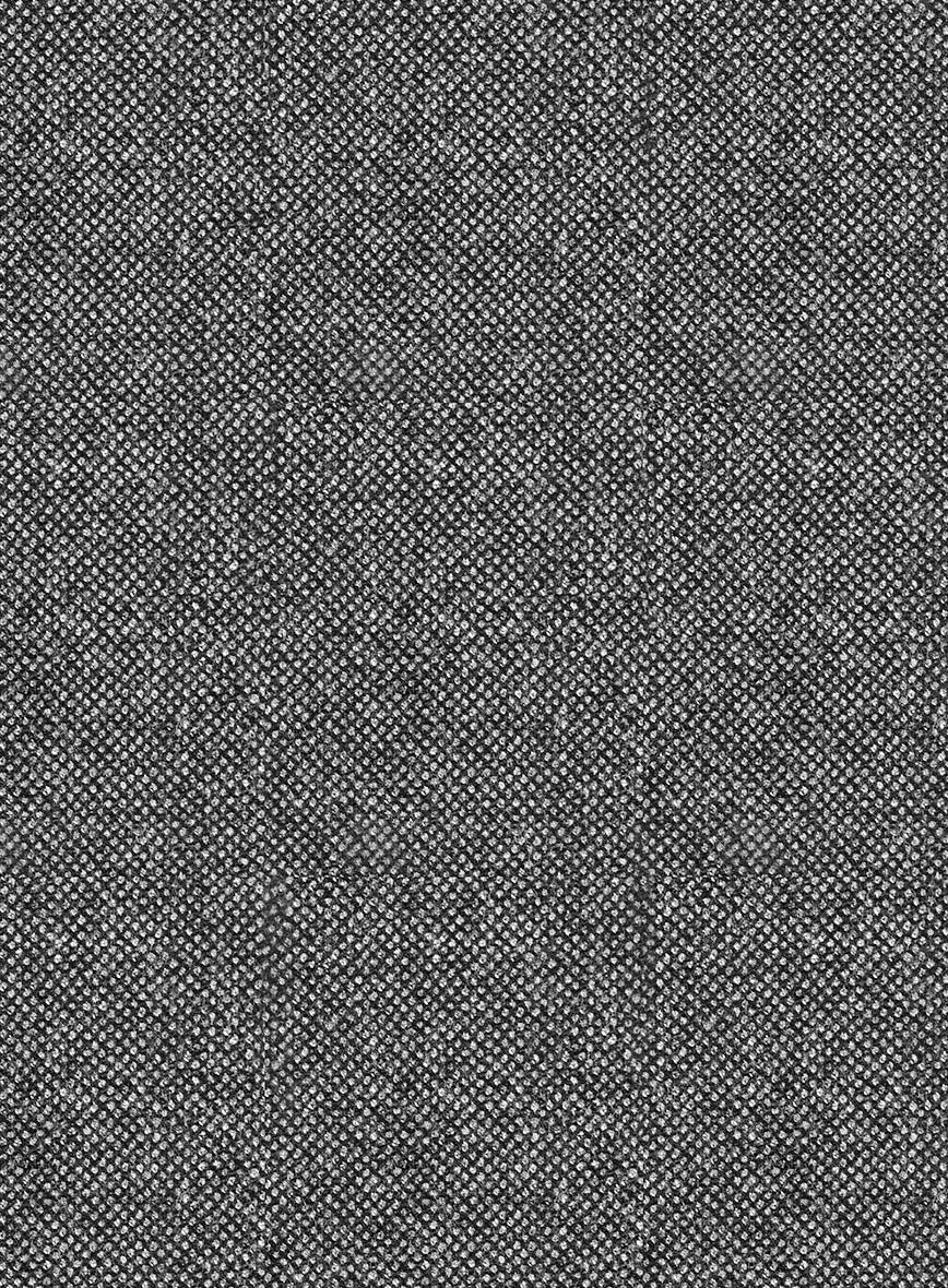Italian Ombo Gray Birdseye Flannel Jacket - StudioSuits