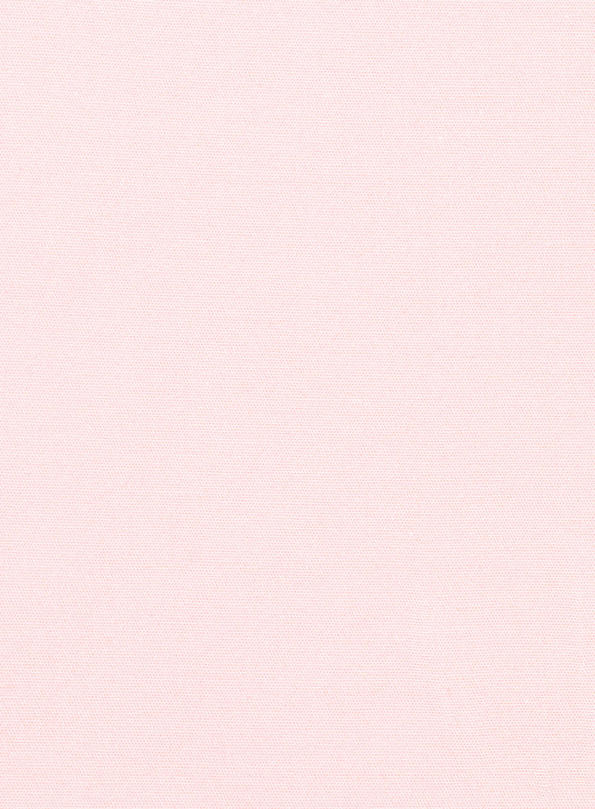 Italian Pale Pink Cotton Stretch Pants - StudioSuits