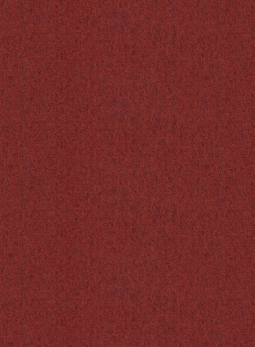 Italian Plicio Auburn Wool Jacket - StudioSuits