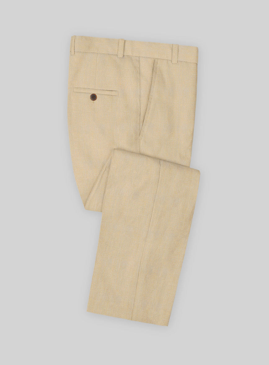 Italian Prato Musk Linen Suit - StudioSuits