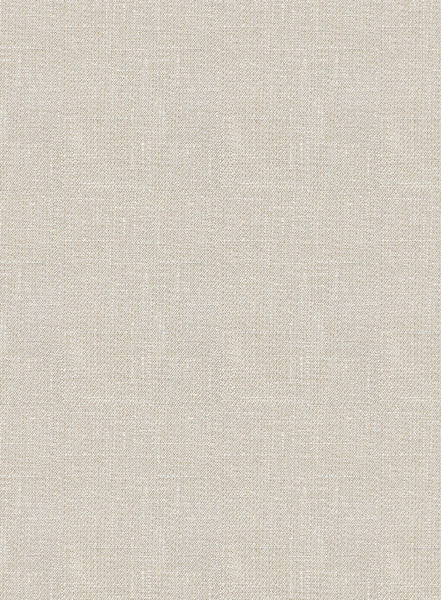 Italian Prato Beige Linen Pants - StudioSuits