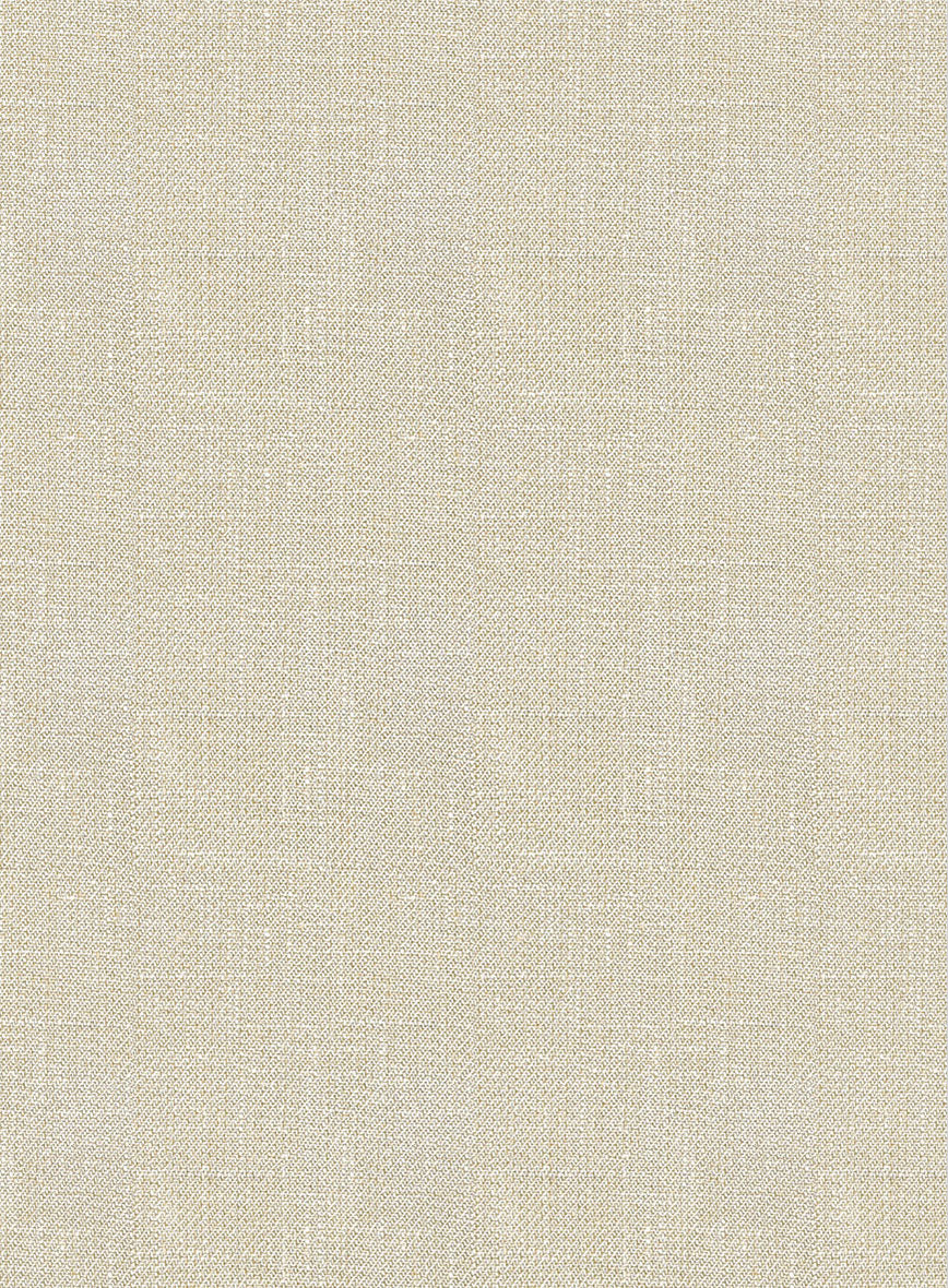 Italian Prato Beige Linen Pants - StudioSuits