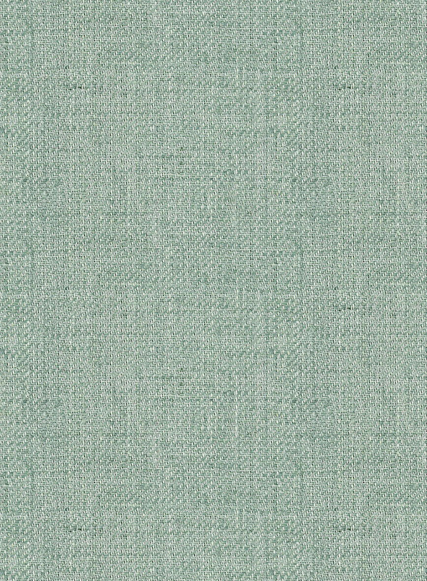 Italian Prato Celadon Linen Suit - StudioSuits