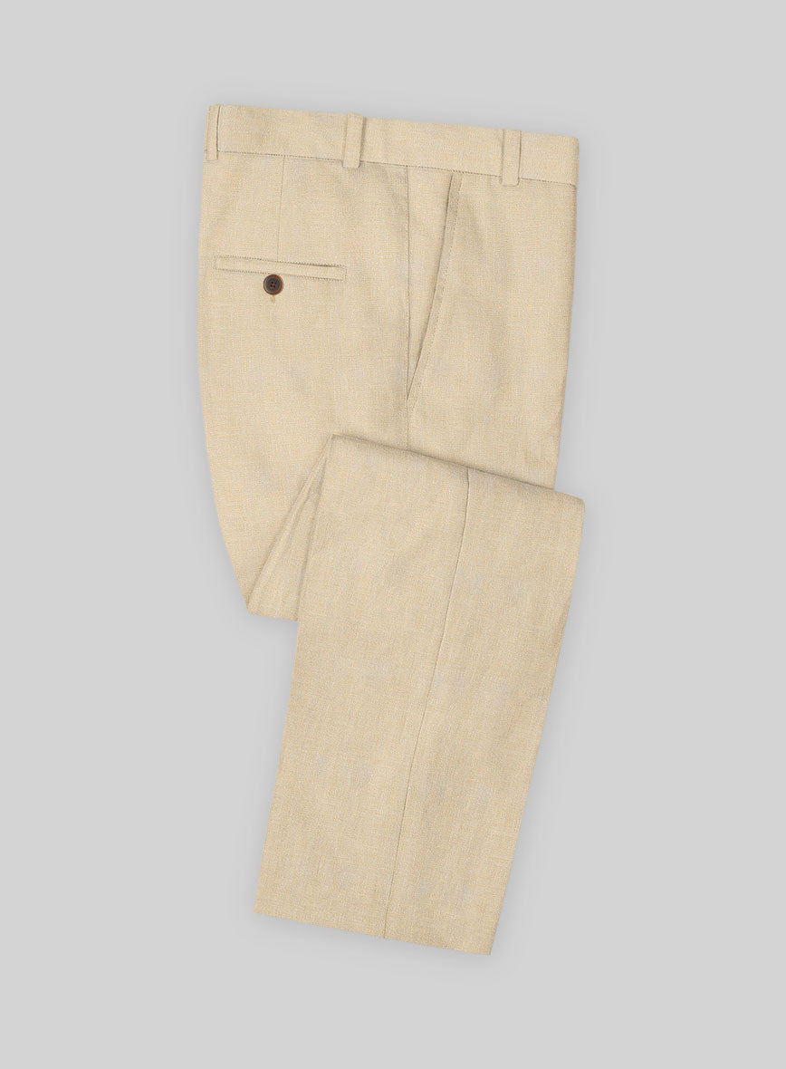 Italian Prato Musk Linen Pants