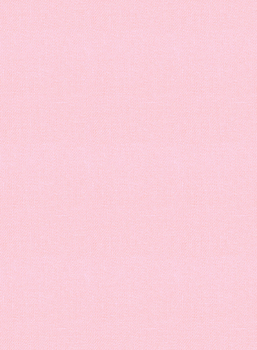 Italian Prato Pink Linen Pants - StudioSuits