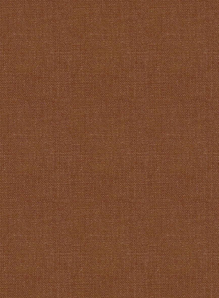 Italian Prato Rust Linen Bomber Jacket - StudioSuits