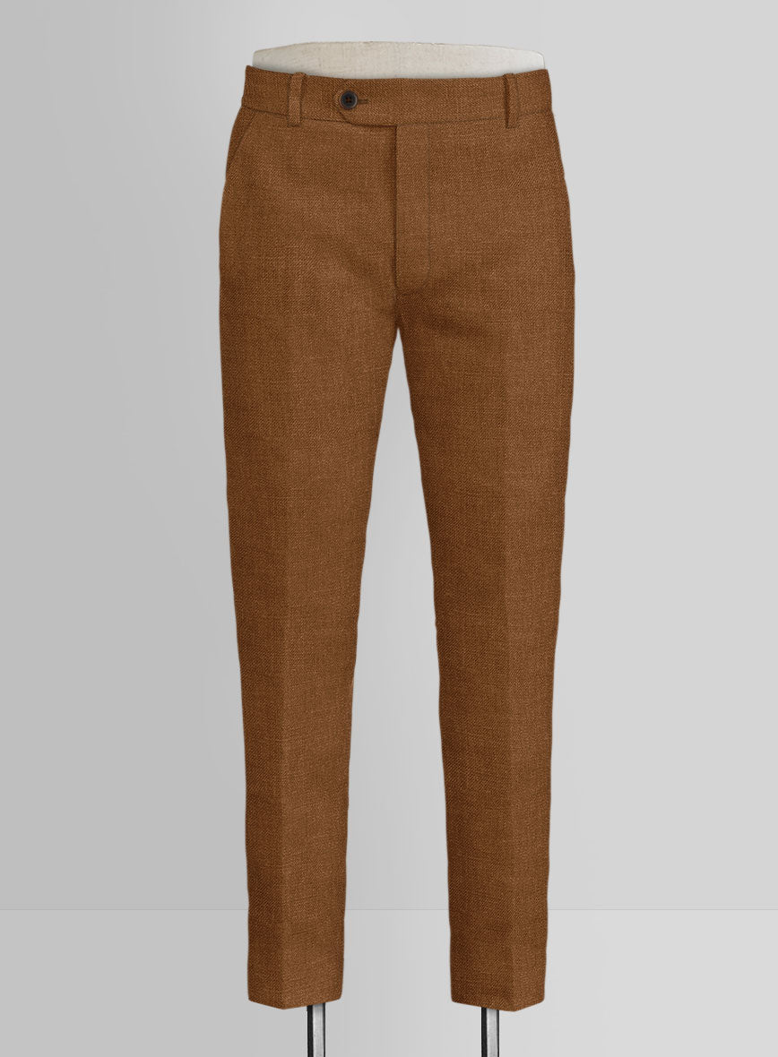 Italian Prato Rust Linen Suit - StudioSuits