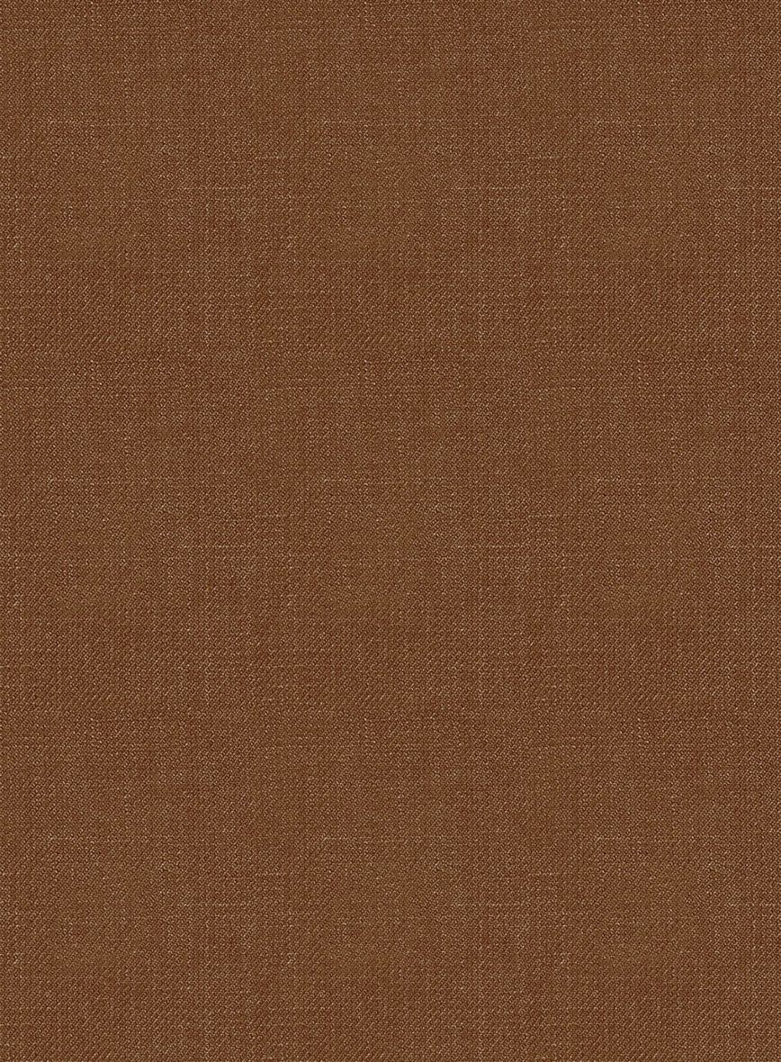 Italian Prato Rust Linen Pants - StudioSuits