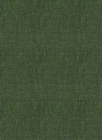 Italian Prato Sharkskin Green Linen Jacket - StudioSuits
