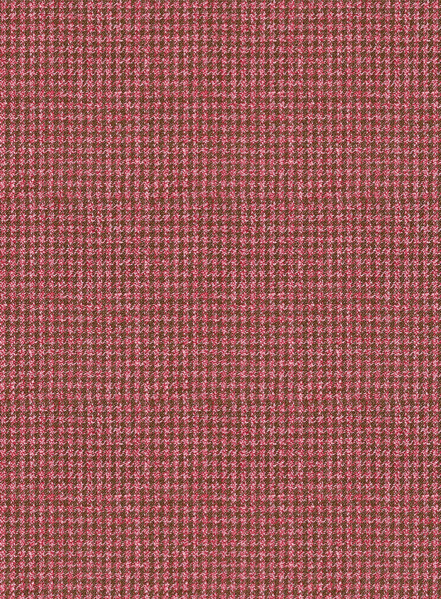 Italian Prato Tango Houndstooth Linen Jacket - StudioSuits