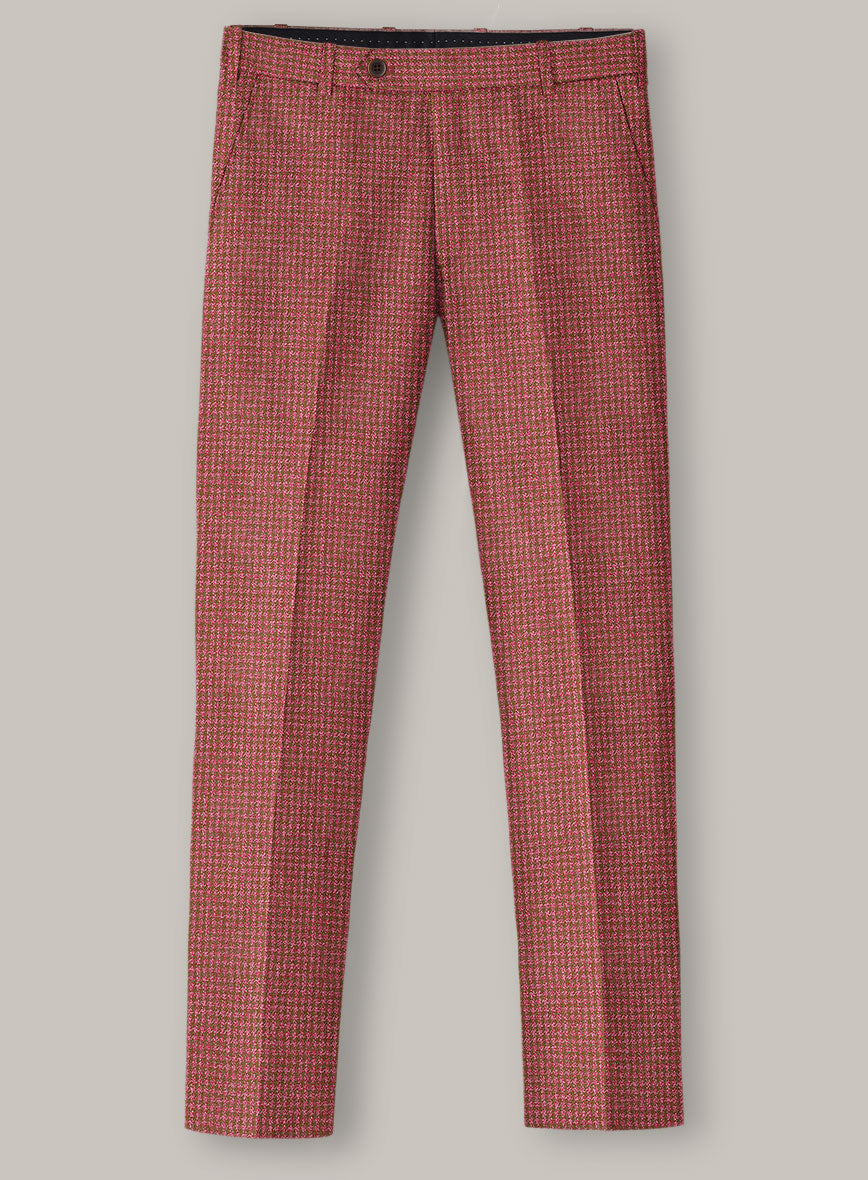 Italian Prato Tango Houndstooth Linen Suit - StudioSuits