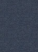 Italian Quelo Indigo Blue Twill Flannel Jacket - StudioSuits
