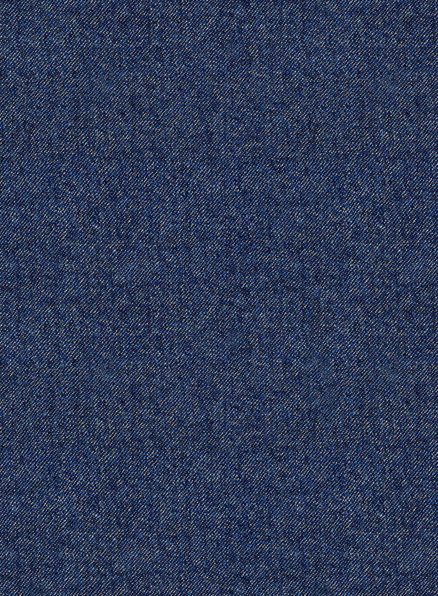 Italian Quelo Lapis Blue Twill Flannel Suit - StudioSuits