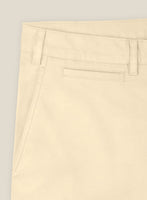 Italian Sandy Beach Cotton Stretch Shorts - StudioSuits