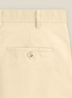 Italian Sandy Beach Cotton Stretch Shorts - StudioSuits