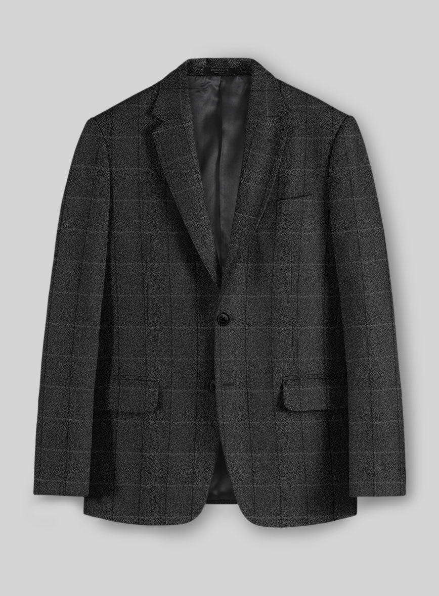 Italian Serto Checks Tweed Jacket - StudioSuits