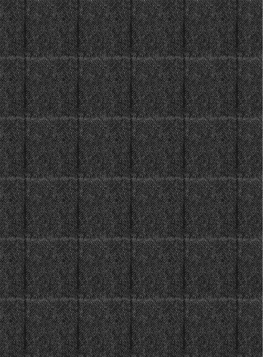 Italian Serto Checks Tweed Pants - StudioSuits
