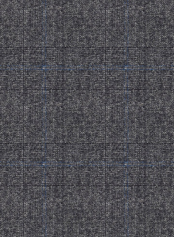 Italian Sift Gray Glen Flannel Jacket - StudioSuits