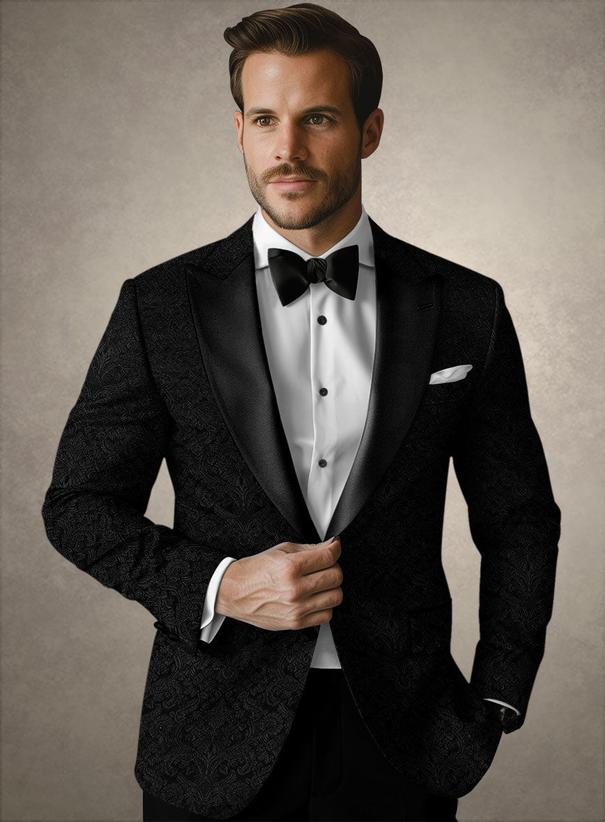 Italian Silk Aleris Tuxedo Blazer - StudioSuits