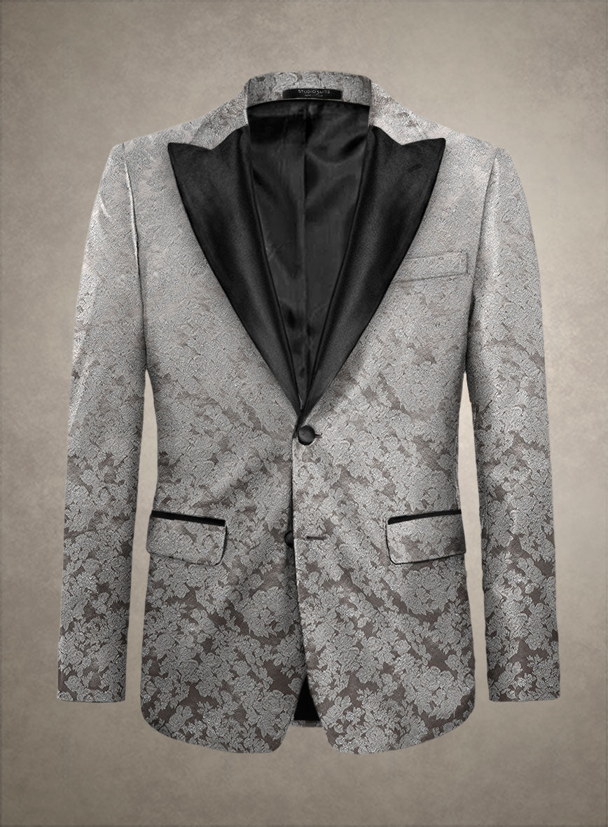 Italian Silk Alipio Tuxedo Blazer - StudioSuits