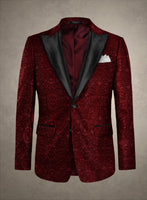 Italian Silk Aluino Tuxedo Blazer - StudioSuits