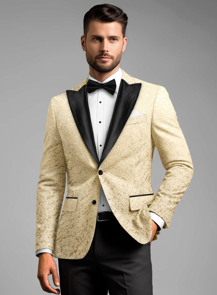 Italian Silk Beata Tuxedo Blazer - StudioSuits