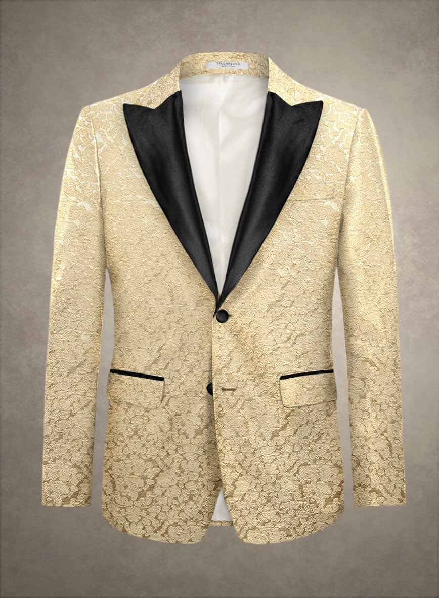 Italian Silk Beata Tuxedo Blazer - StudioSuits