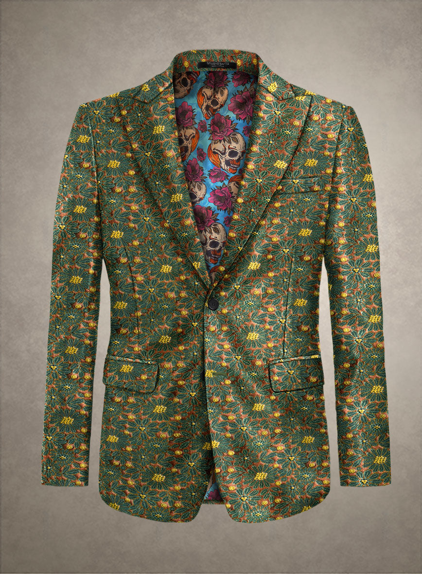 Italian Silk Bruciato Jacket - StudioSuits