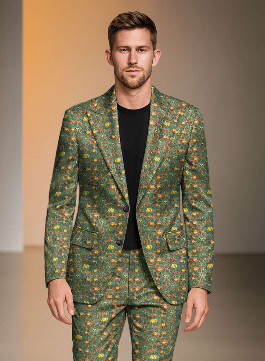 Italian Silk Bruciato Jacket - StudioSuits