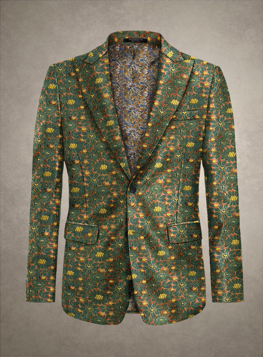 Italian Silk Bruciato Jacket - StudioSuits