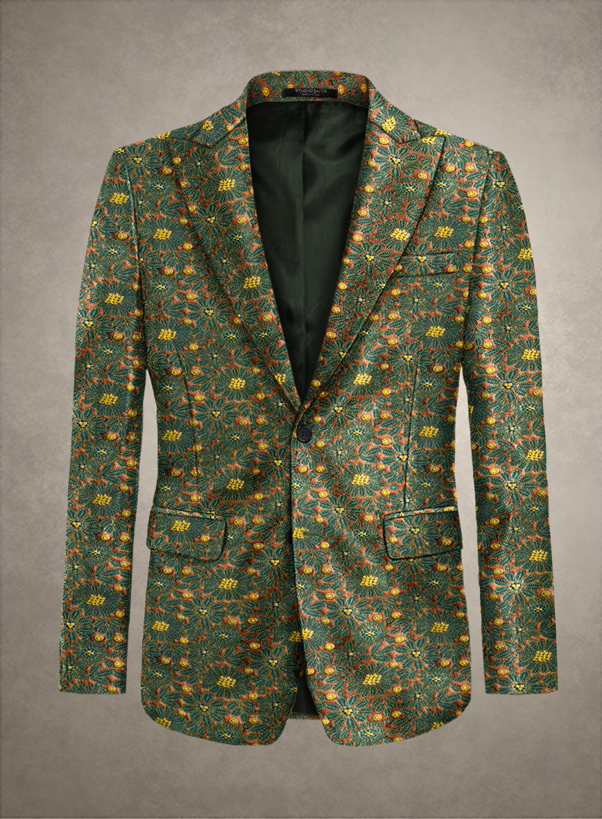 Italian Silk Bruciato Jacket - StudioSuits