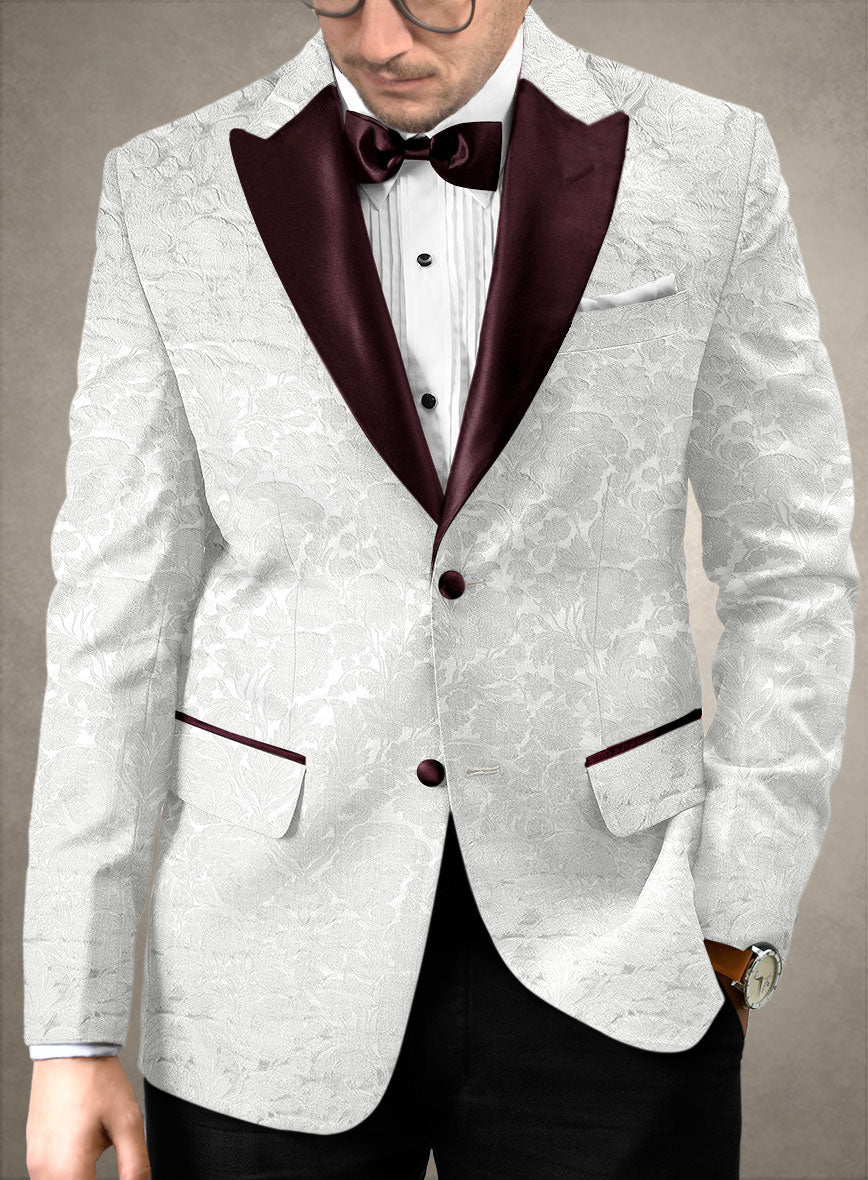 Italian Silk Cinea Tuxedo Blazer - StudioSuits