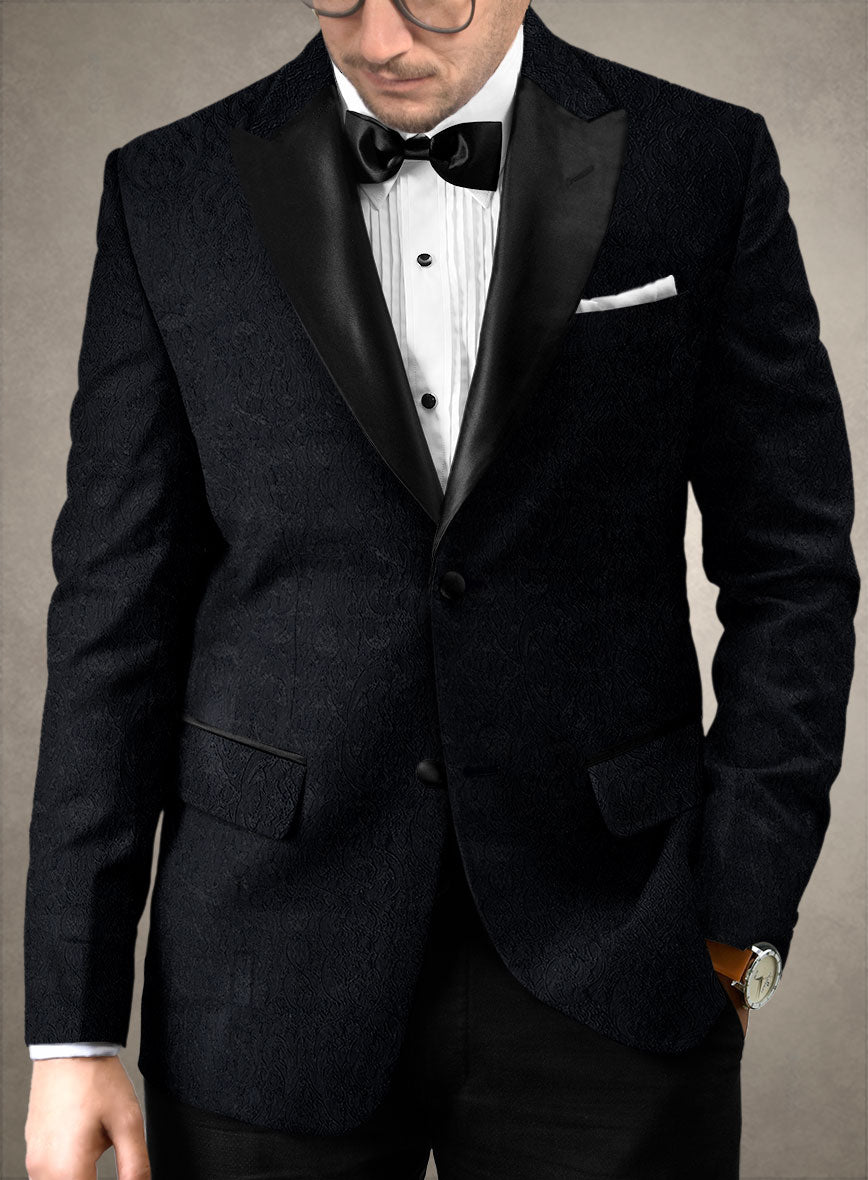 Italian Silk Cortez Tuxedo Blazer - StudioSuits