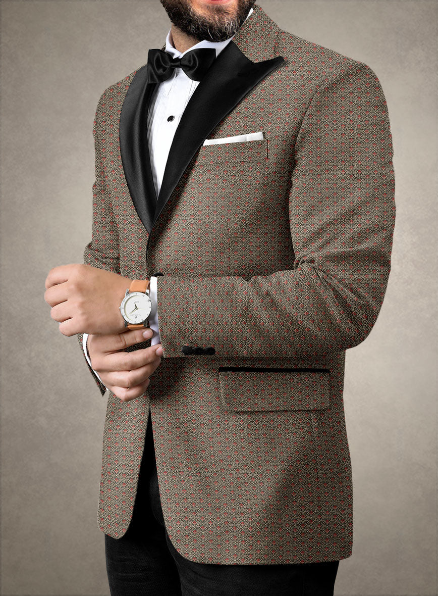 Italian Silk Einal Tuxedo Jacket - StudioSuits
