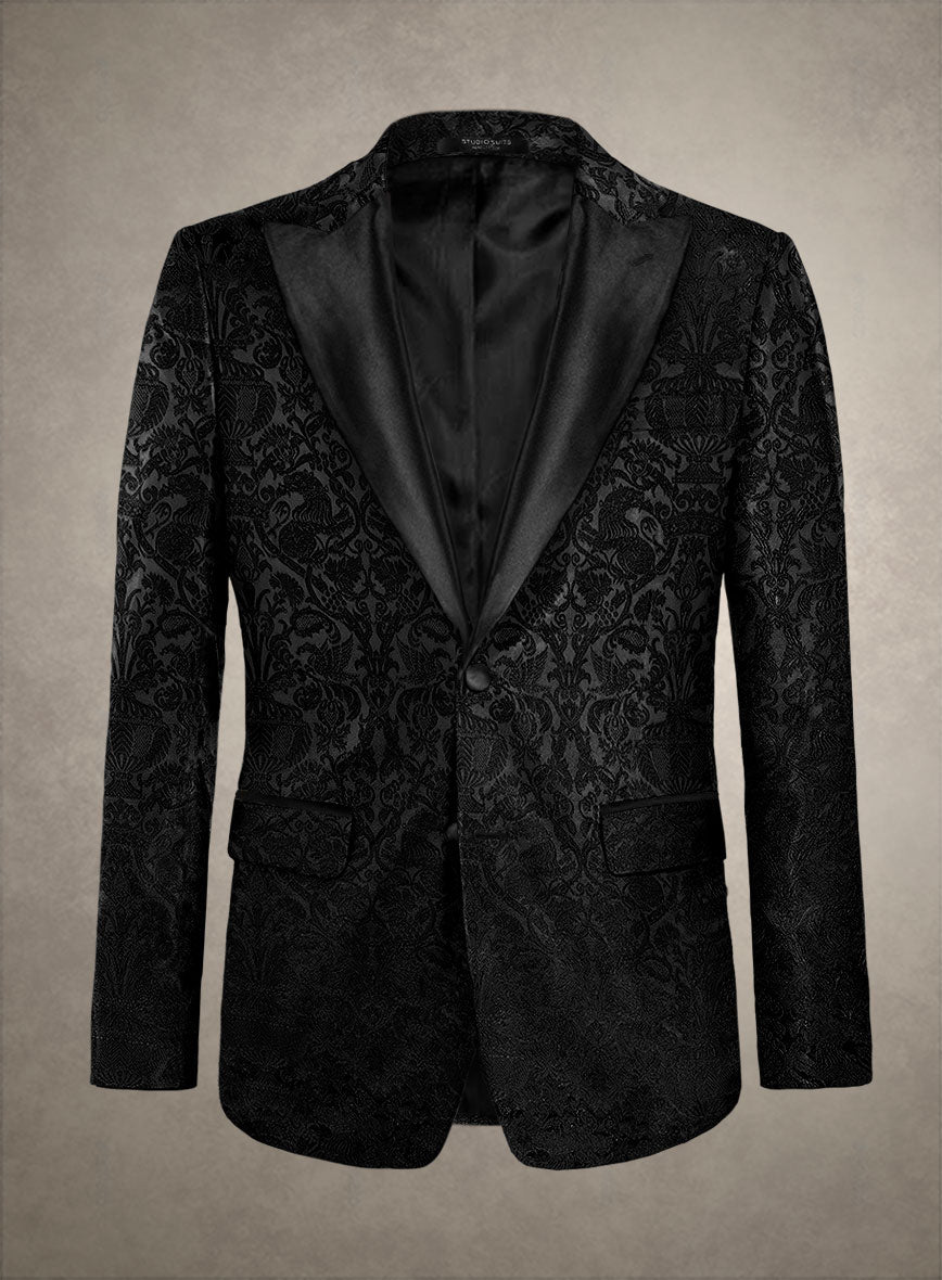 Italian Silk Endrea Tuxedo Jacket - StudioSuits