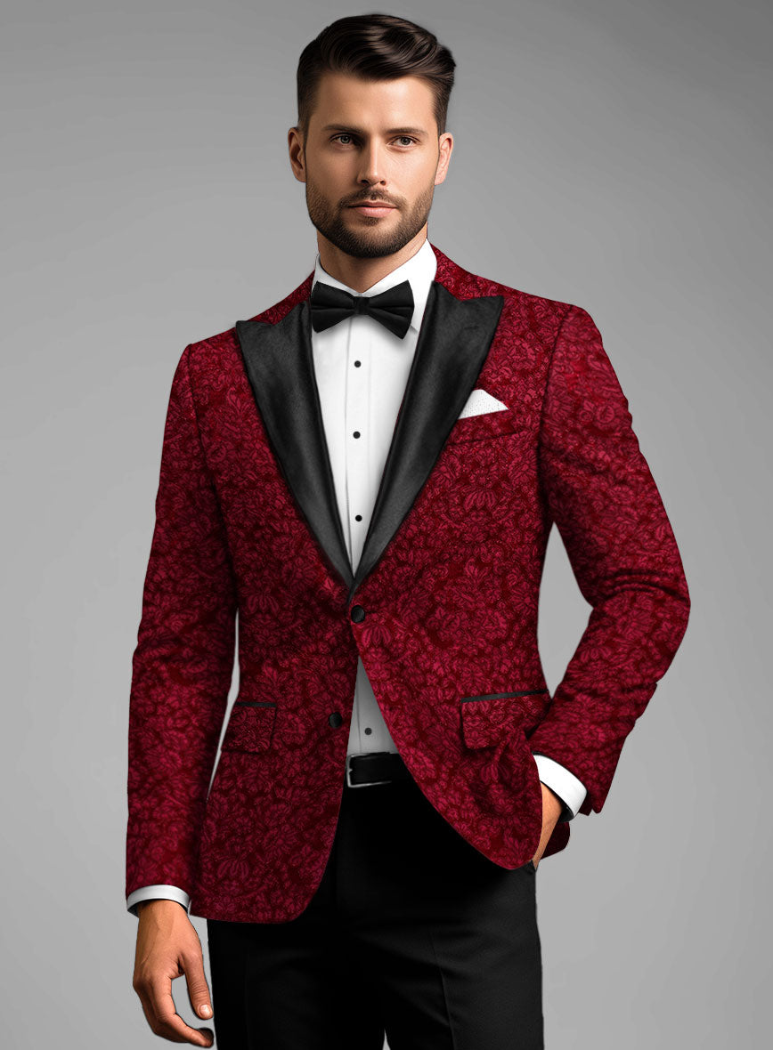 Italian Silk Eron Tuxedo Blazer - StudioSuits