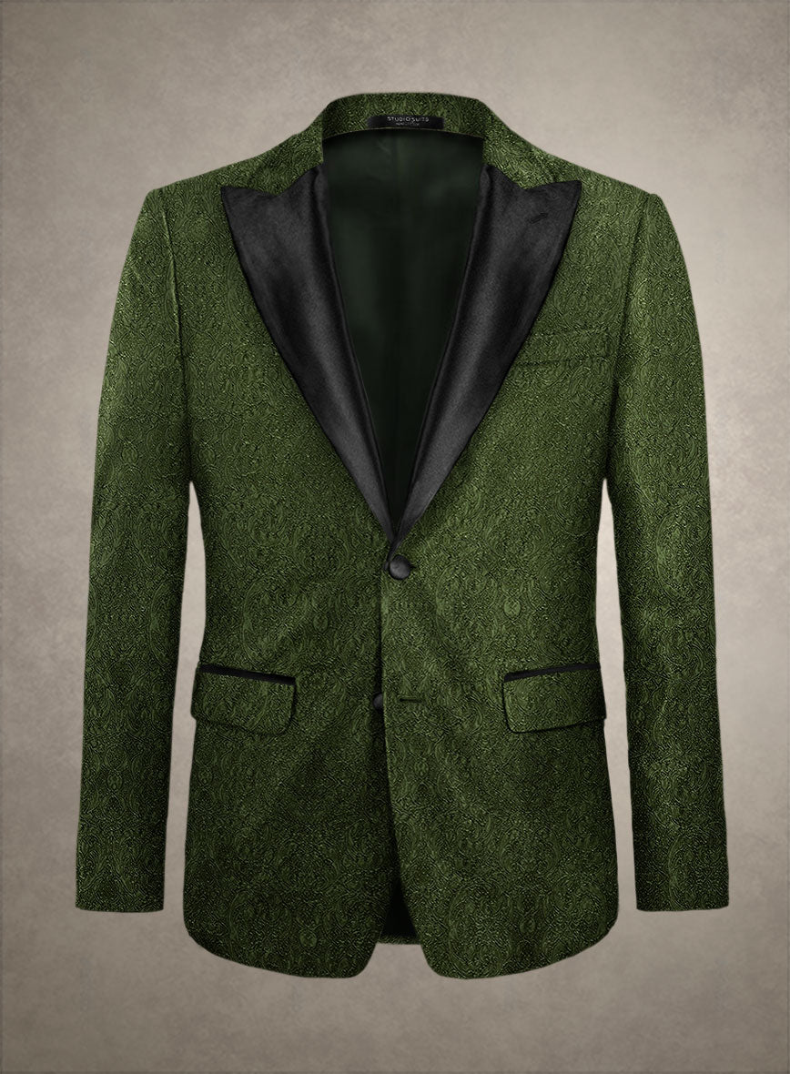 Italian Silk Eusebio Tuxedo Blazer - StudioSuits