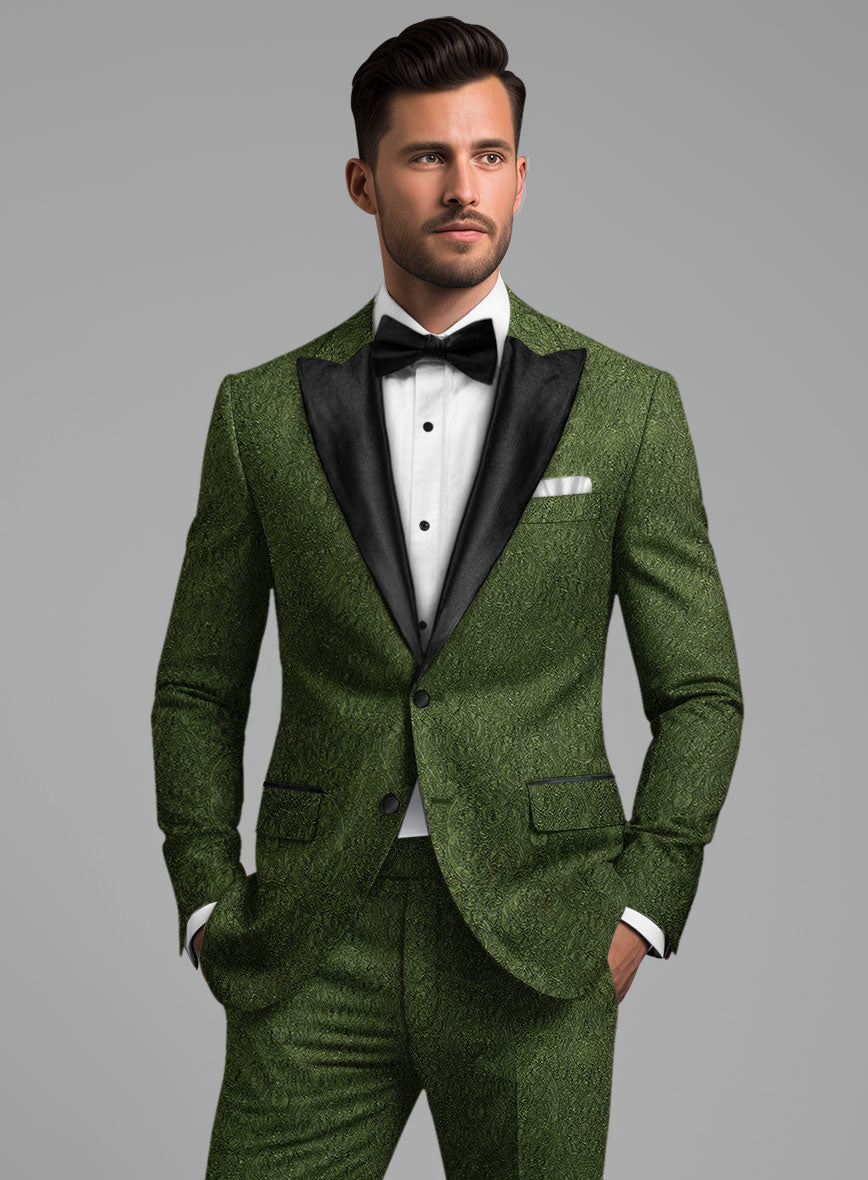 Italian Silk Eusebio Tuxedo Blazer - StudioSuits