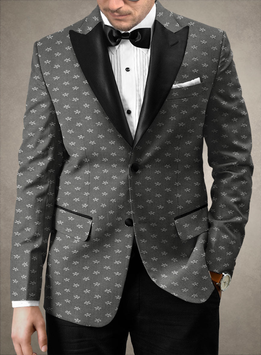 Italian Silk Eusta Tuxedo Jacket - StudioSuits