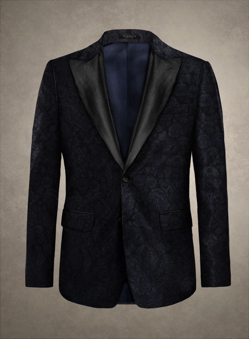 Italian Silk Fioren Tuxedo Blazer - StudioSuits