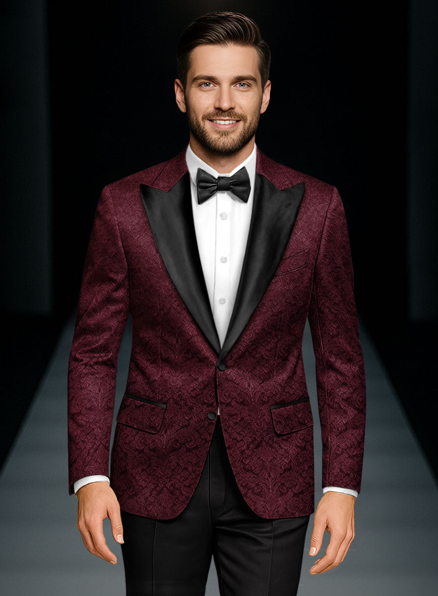 Italian Silk Granado Tuxedo Jacket - StudioSuits