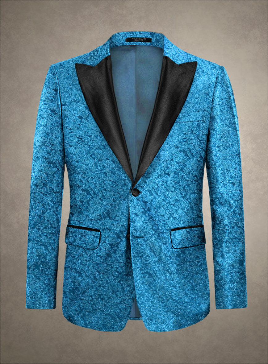 Italian Silk Ivete Tuxedo Blazer - StudioSuits