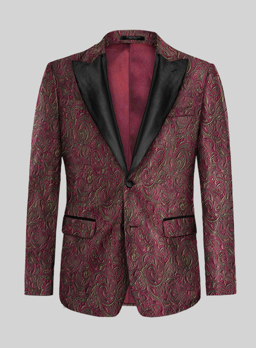 Italian Silk Laerte Tuxedo Blazer - StudioSuits