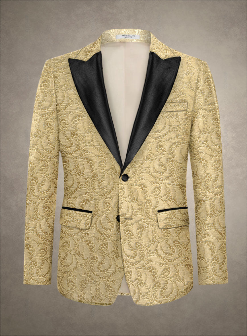 Italian Silk Lerion Tuxedo Blazer - StudioSuits