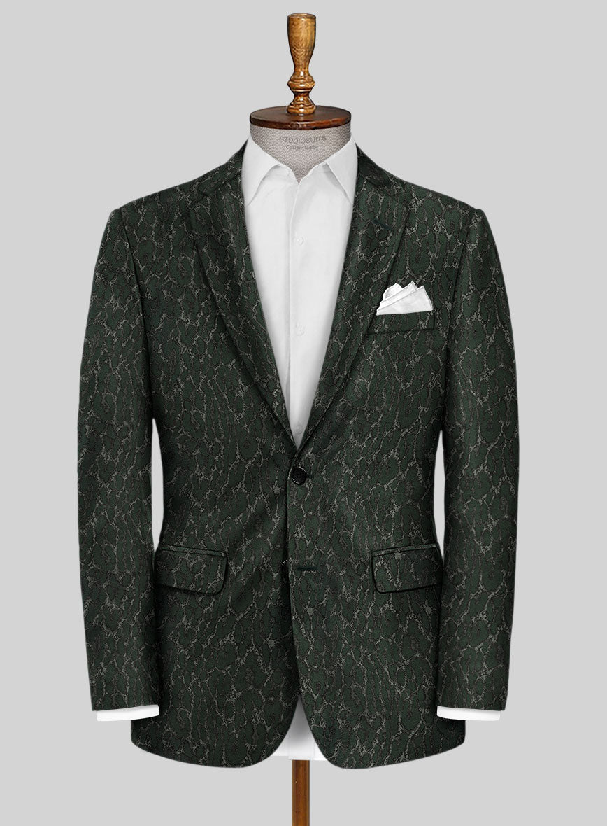 Italian Silk Lycra Adrian Jacket - StudioSuits