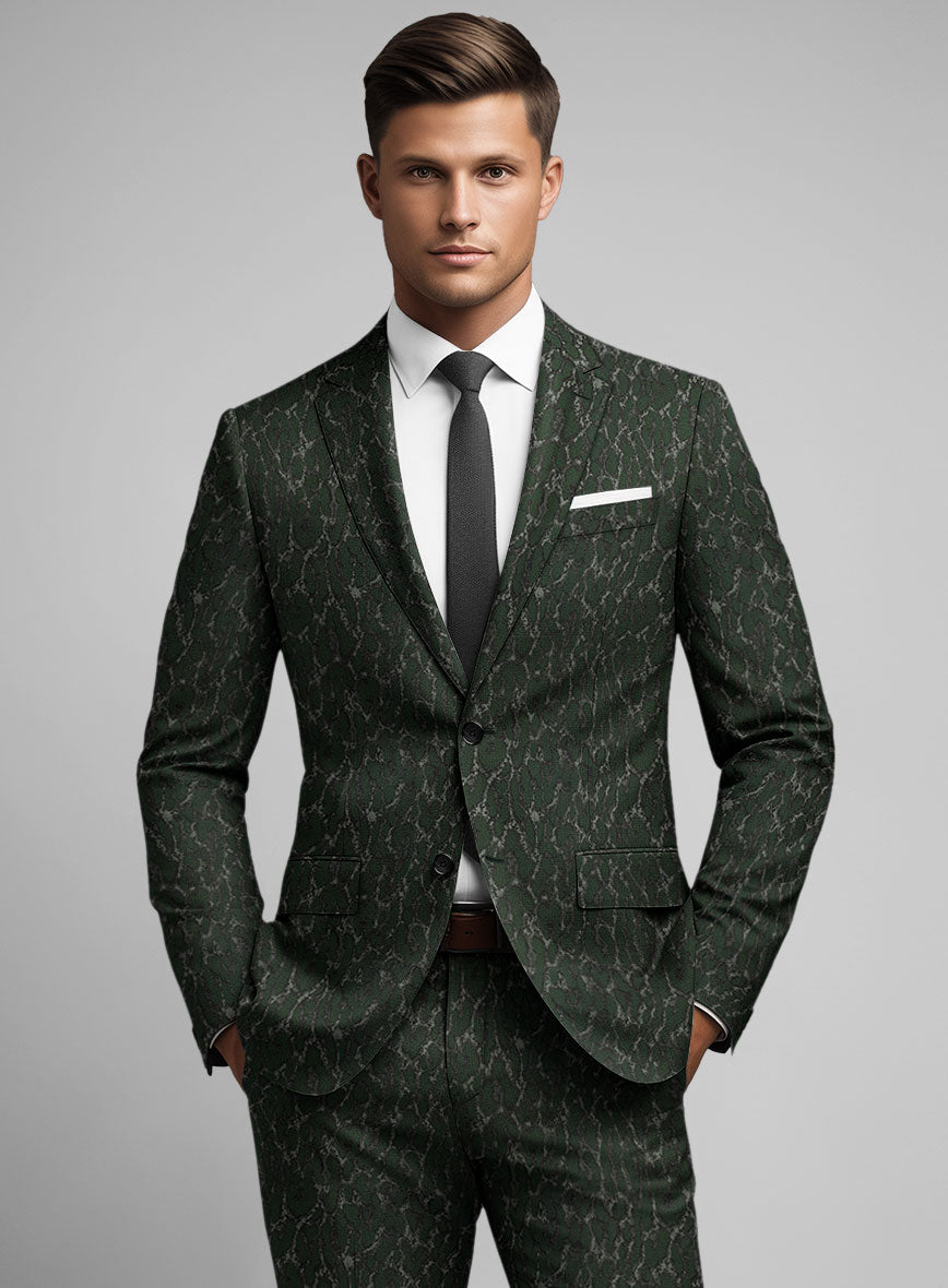 Italian Silk Lycra Adrian Jacket - StudioSuits