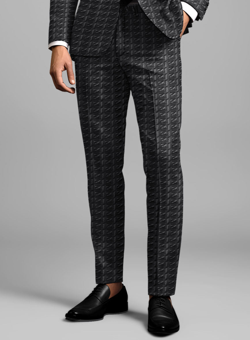 Italian Silk Lycra Estefania Pants - StudioSuits