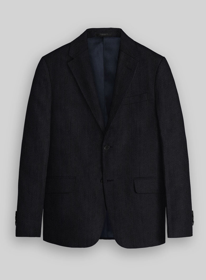 Italian Cotton Seersucker Helena Jacket - StudioSuits